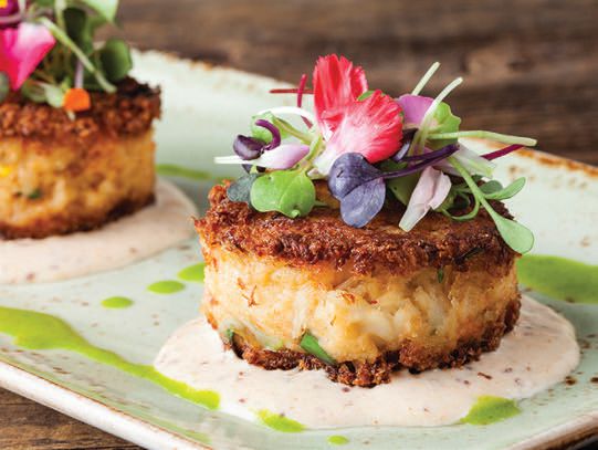Bluewater Grill makes Marylandstyle crabcakes. BY ANNE WATSON