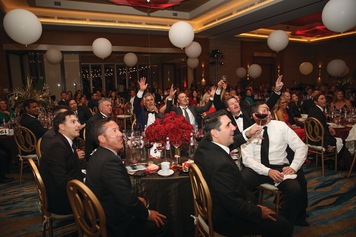 Guests filled the ballroom at Paséa Hotel & Spa for the Orange County Heart and Stroke Ball. PHOTO BY HOWARD FRESHMAN