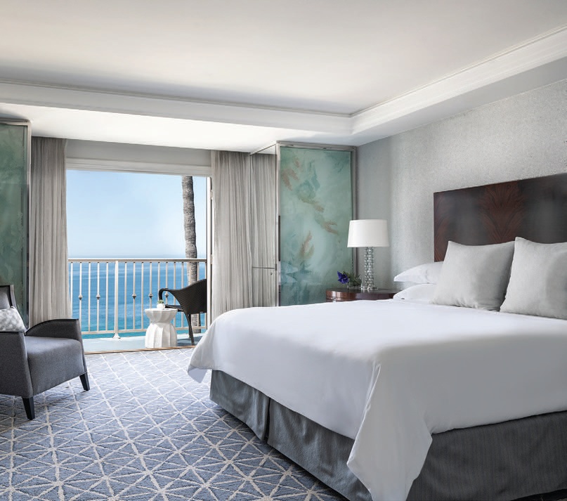 A peek at a redesigned ocean-view king guest room at The Ritz-Carlton, Laguna Niguel COURTESY OF BRANDS