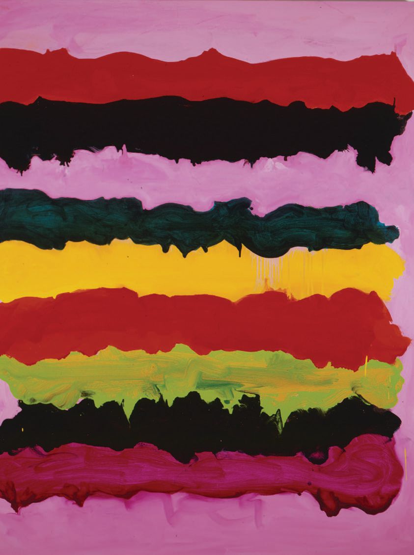 Mary Heilmann, “Surfing on Acid” (2005, oil on canvas), 60 inches by 48 inches PHOTO: COURTESY OF MARY HEILMANN