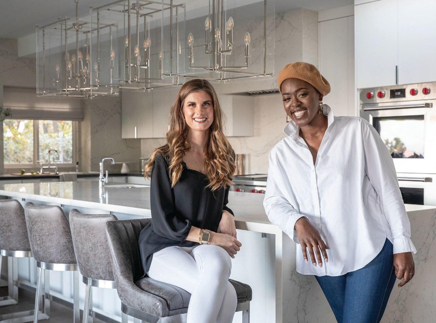Alexandra Cole and Lindsay Stokes Kennedy of Kennedy Cole Interior Design PHOTO BY CHAD MELLON