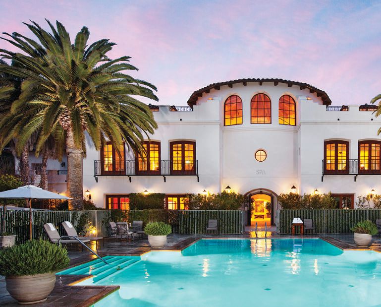 The Ritz- Carlton Bacara, Santa Barbara (ritzcarlton.com) is Miller’s favorite hotel PHOTO COURTESY OF BRANDS