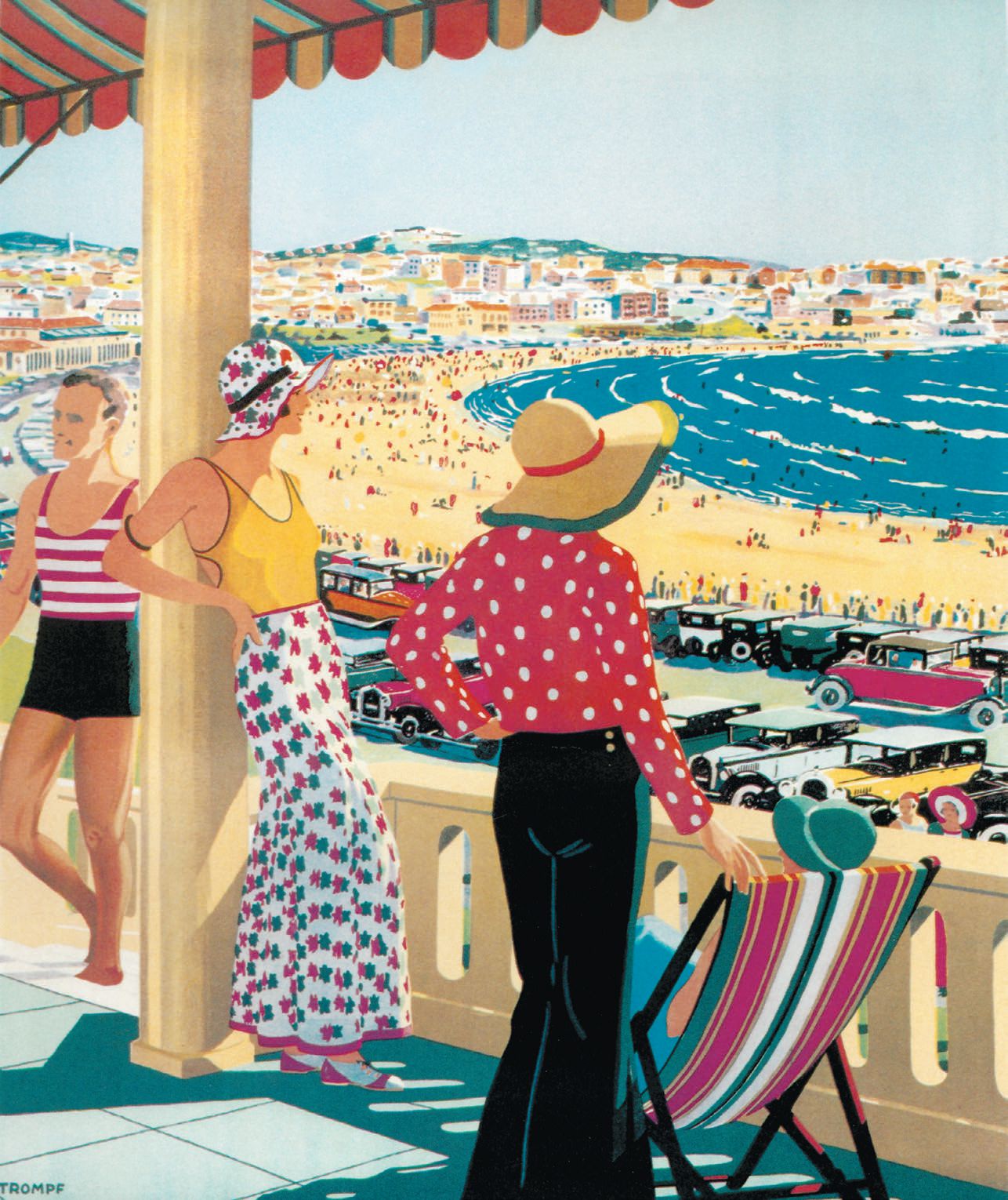 Vintage travel posters from the 20th century will be recreated in the 2022 Pageant of the Masters show, Wonderful World. PHOTO COURTESY OF FESTIVAL OF ARTS OF LAGUNA BEACH