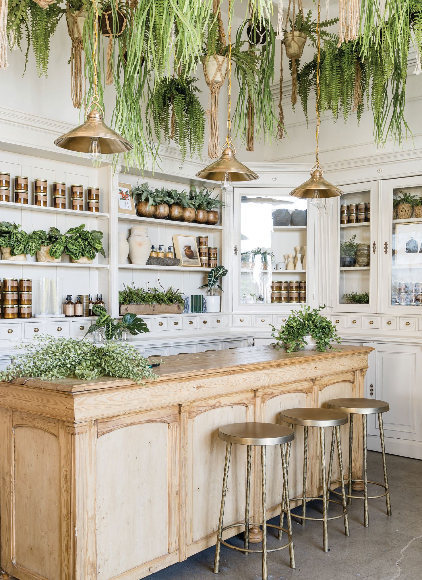 The apothecary area at the new Pure Salt Shoppe in Newport Beach PHOTO BY VANESSA LENTINE