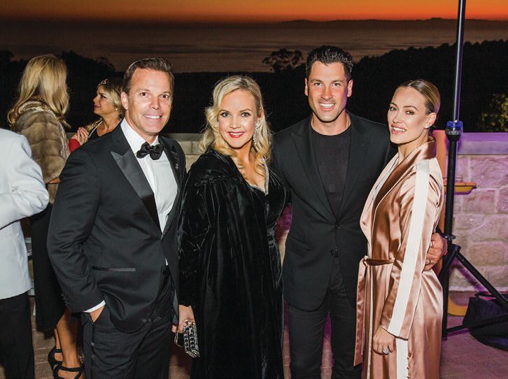 David and Kristen James with Childhelp ambassadors Maksim Chmerkovskiy and Peta Murgatroyd at Childhelp Orange County’s 2019 Legends of  Hollywood Gala. PHOTO BY JOHN WATKINS