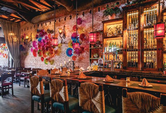 Gabbi’s Mexican Kitchen in Orange has an old-world, hacienda-style ambiance. GABBI’S MEXICAN KITCHEN PHOTO BY MAX MILLA