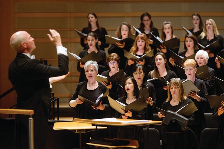 Robert Istad conducts Pacific Chorale, which will hold its annual gala May 7 PHOTO BY: DREW KELLEY
