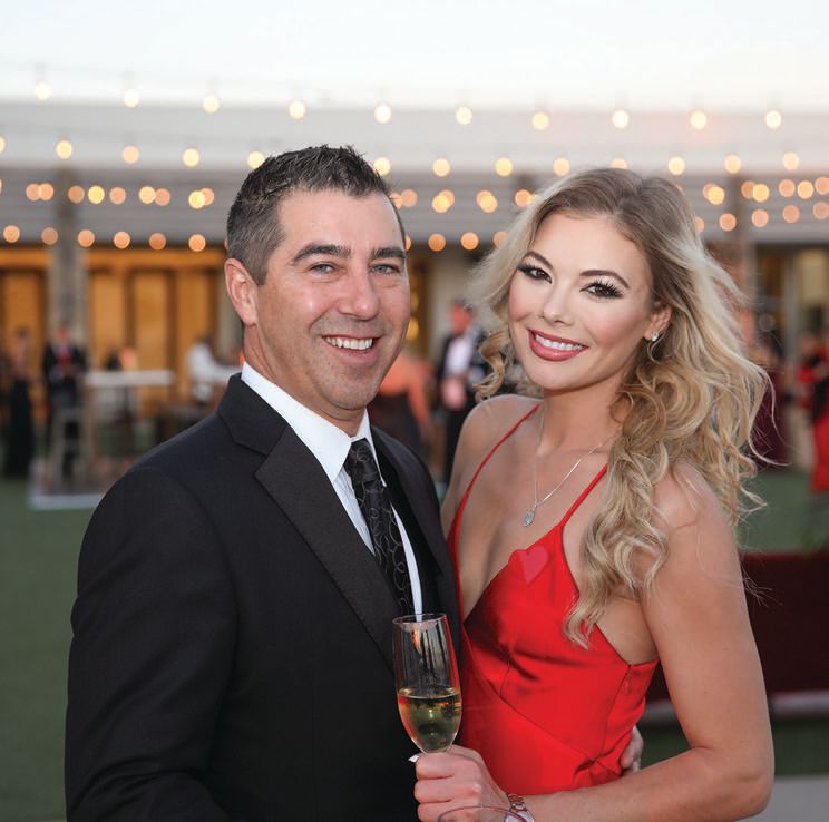 Todd Walsh and Karly Ryner at the Orange County Heart and Stroke Ball PHOTO BY: HOWARD FRESHMAN