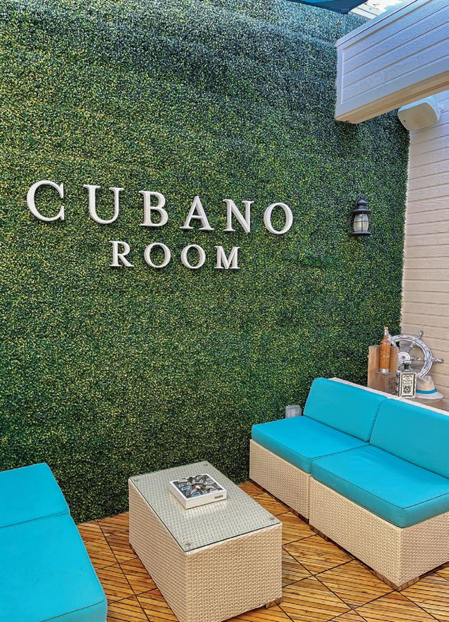 The entrance to Cubano Room. COURTESY OF BRANDS